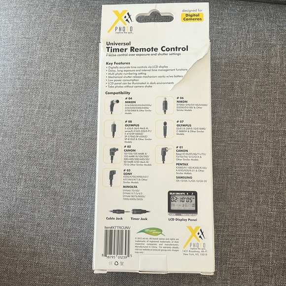 Xit photo universal timer remote control - Picture 2 of 3